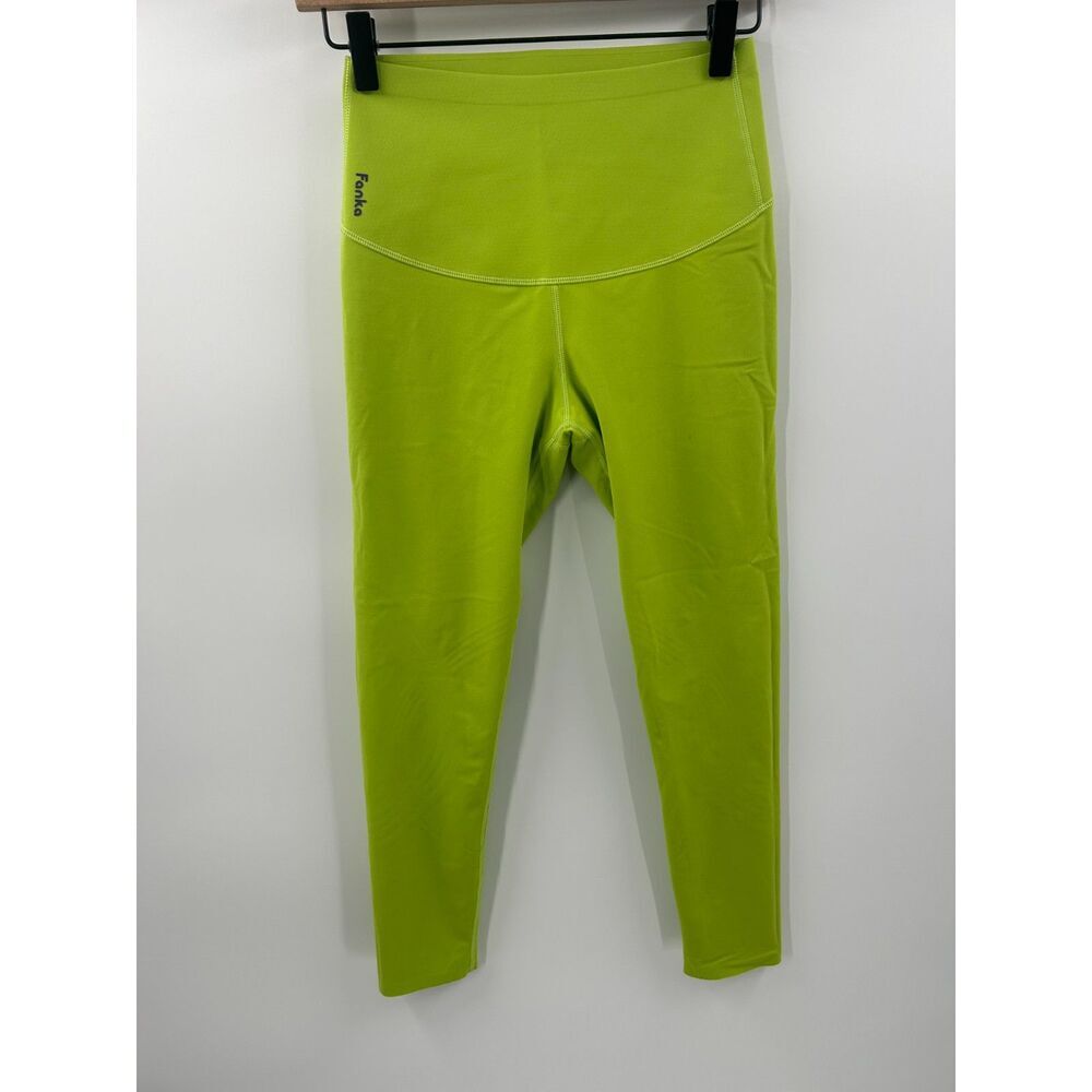 Fanka Lime Green Compression Reversible Sculpt Leggings S